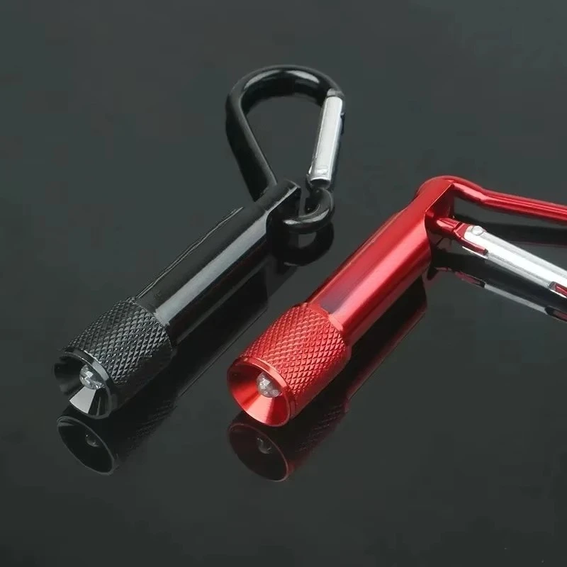Mini tragbare Taschenlampe Schlüsselanhänger Anhänger mit Batterie Licht Kleine LED-Taschenlampe Auto Schlüsselanhänger Anhänger Schlüsselanhänger Mini-Taschenlampen