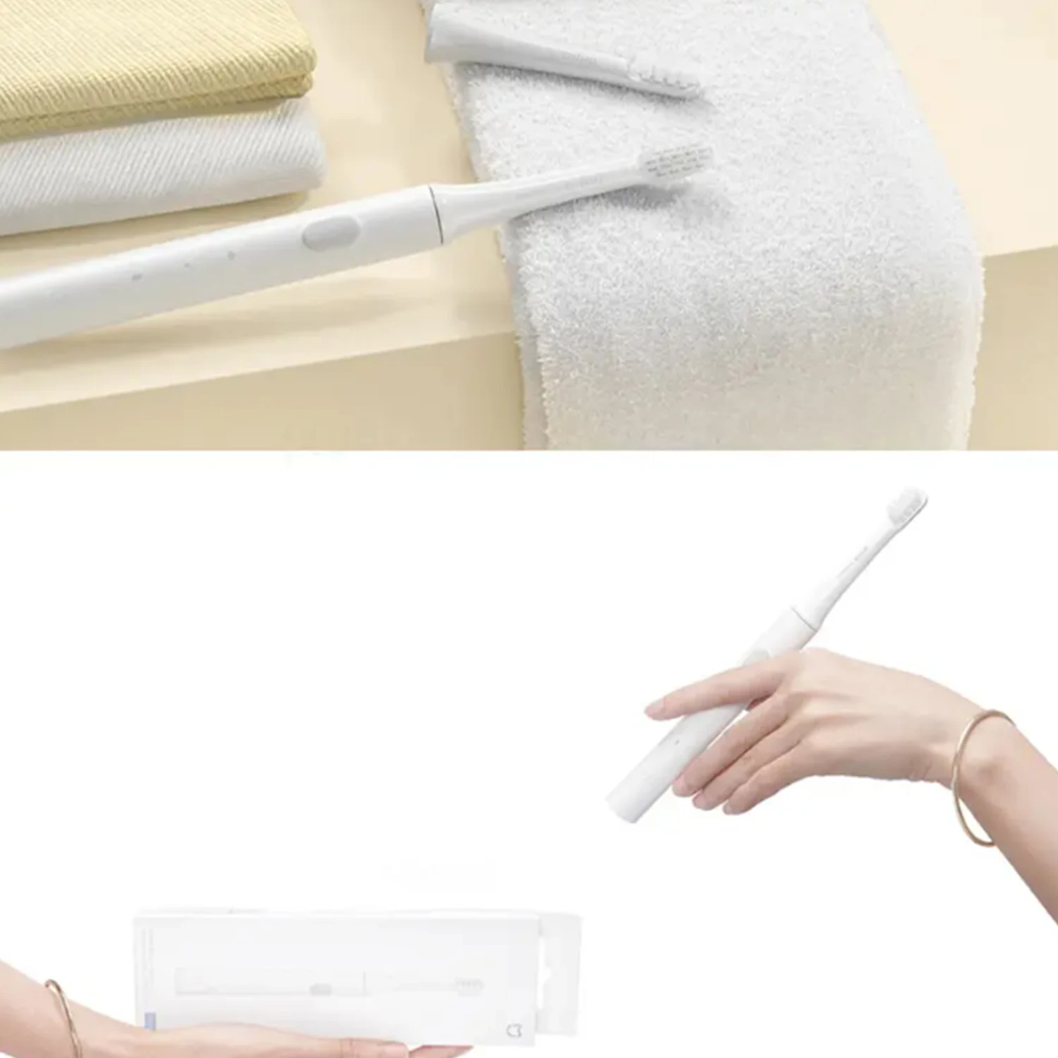Cepillo de dientes eléctrico sónico T10 Mi cepillo de dientes inteligente resistente al agua IPX7 recargable USB para blanqueamiento de cepillo de dientes