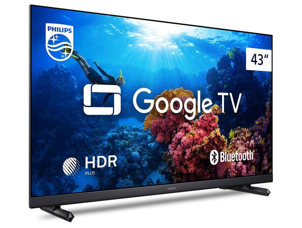 Smart TV 43" Philips Full HD DLED 43PFG6918/78 60Hz Google TV Quad Core Google Assistente 3 HDM