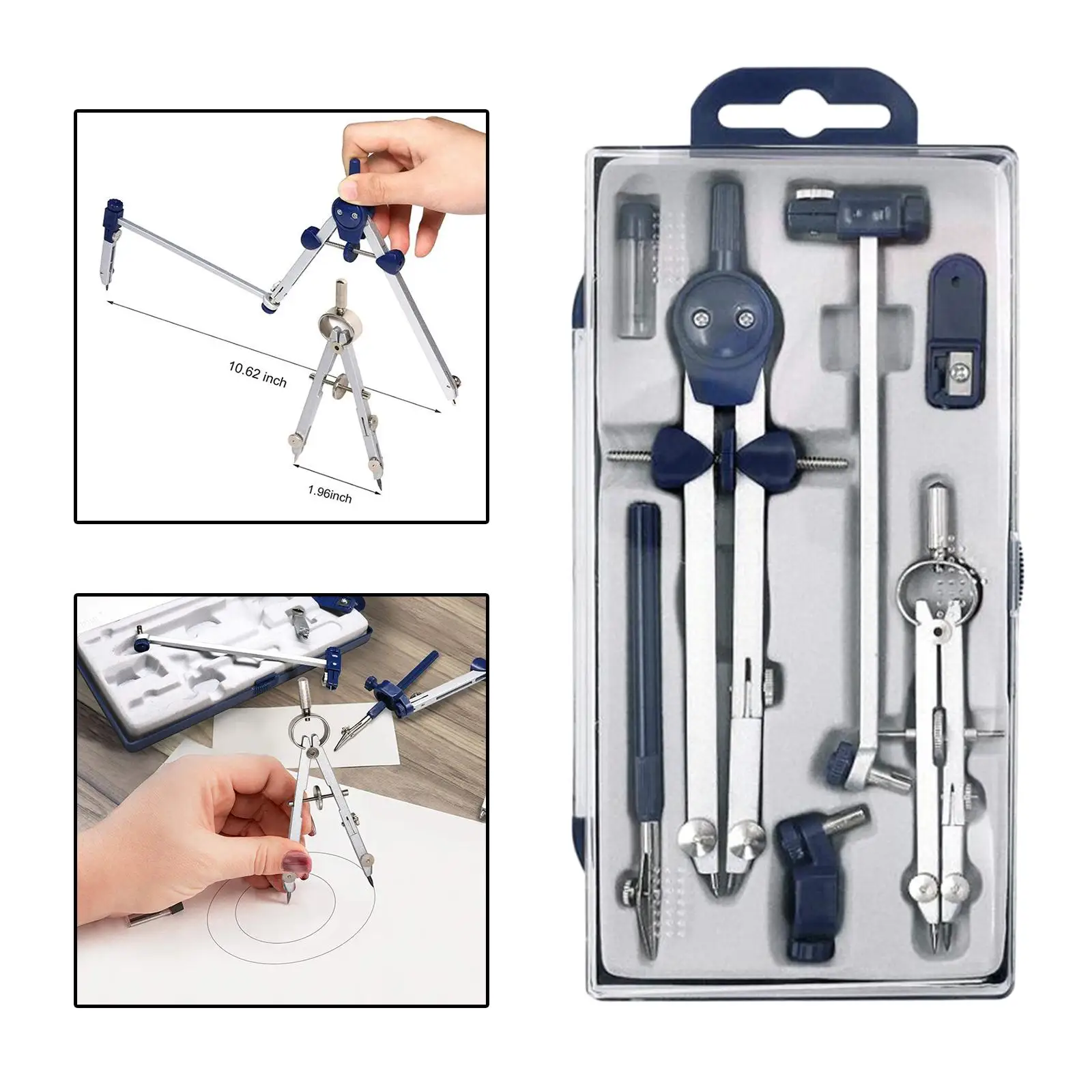 Kit de dibujo ajustable Herramienta de dibujo circular Ingeniero estudiantil