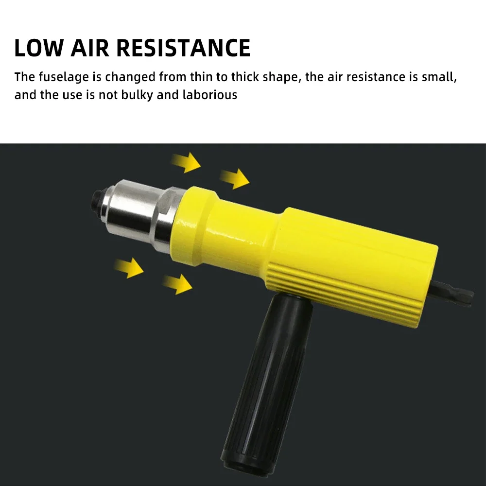 2.2mm~3.2mm Electric Rivet Gun DIY Rivet Nut Gun Drill Bit Riveting Adapter Cordless Riveter Insert Nail Tool Accessories