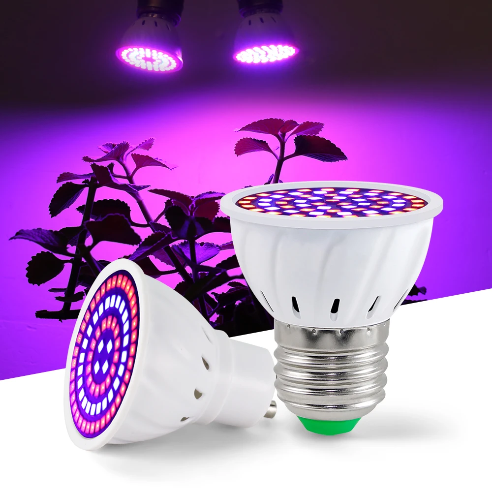 Led crescer espectro completo lâmpada e27 e14 gu10 mr16 220v estufa hidropônica lâmpada crescer luz para planta interior 230v phyto flor lâmpada