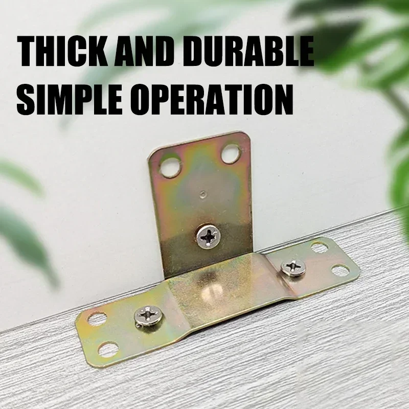 2/4/10/20 pcs Industrial Metal Corner Brackets for Queen Bed Frame Sturdy and Easy to Install with Removable Cover