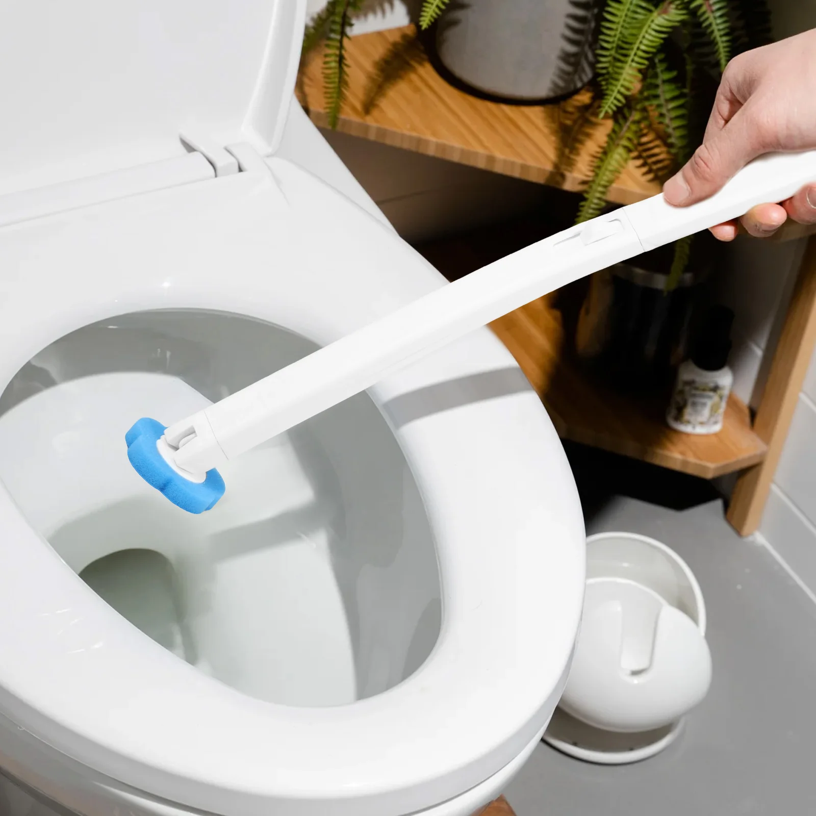 18/36 Pcs Wc Pinsel Einweg Ersatz Kopf Reinigung Kit Wc Schüssel Pinsel Langen Griff Wc Zubehör Werkzeug