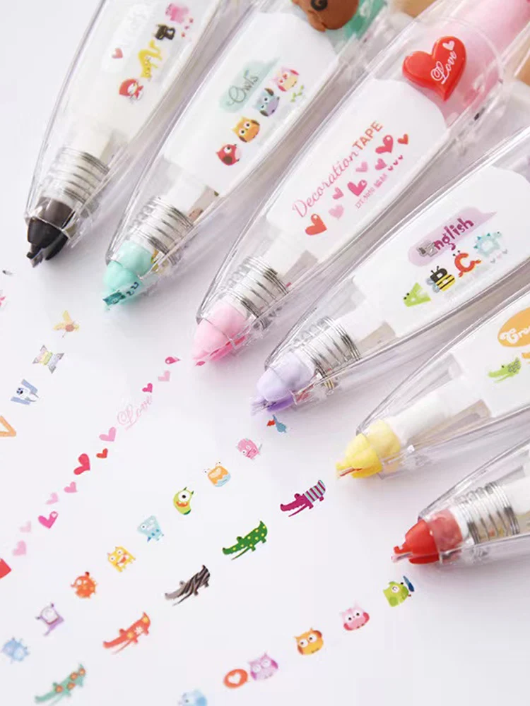 1 nastro correttore dal design meccanico Kawaii carino: perfetto per decorare diari e materiale scolastico