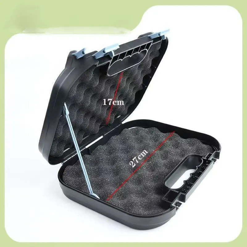 Waterproof ABS Padded Handgun Pistol Case Portable Plastic Suitcase For Glock Storage Multifunctional Durable Box