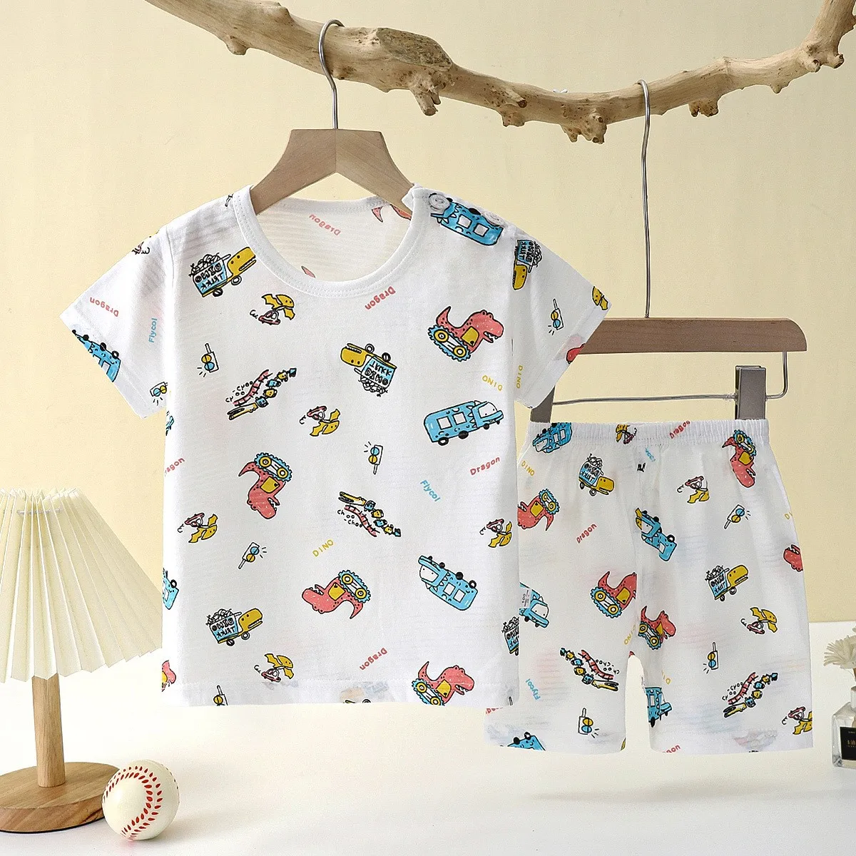 Kinder Kleidung Sommer Kurzarm Hause Nachtwäsche Kinder Sets Kinder Kleidung Junge Mädchen T-shirt shorts Baumwolle Anzug Baby