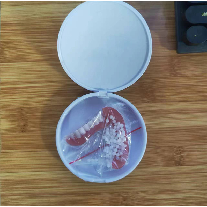 Silicone False Teeth, Upper And Lower Veneers, Simulated Denture Paste, Comfortable Orthodontic Teeth Denture Filling Care Kit