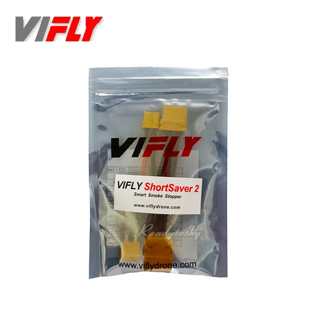 VIFLY ShortSaver 2 สมาร์ทควันอิเล็กทรอนิกส์ฟิวส์ป้องกัน Short-Circuit & Over-Current สําหรับ FPV Racing RC Drone