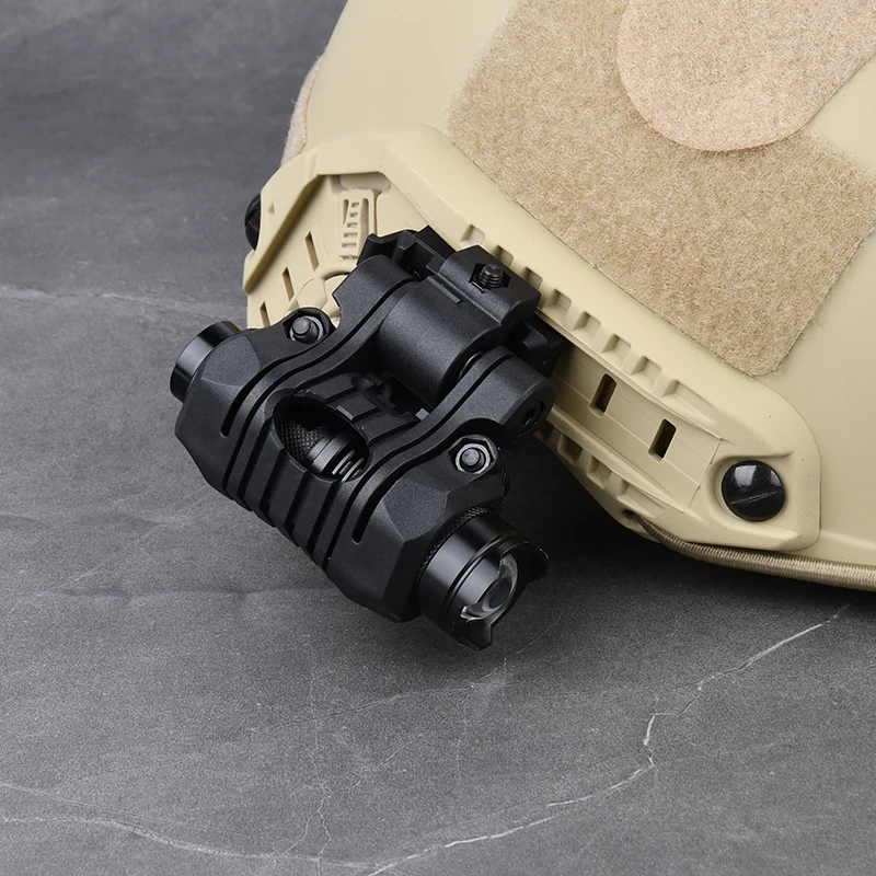 WADSN-Lámpara estroboscópica para casco táctico, luz de explorador colgante AIrsoft momentánea, compatible con casco rápido, linterna LED de caza con riel de 20mm