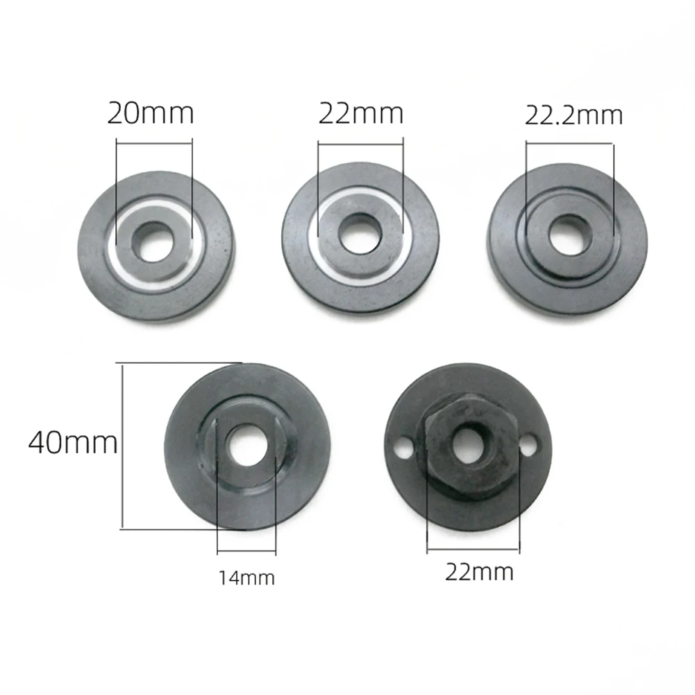 2/4 stücke Winkel Grinder Innen Außen Flansch Mutter Set Werkzeug 20/22/22,2mm Kreissäge Klinge drücken Platte Für Modell 100 Winkel Grinder