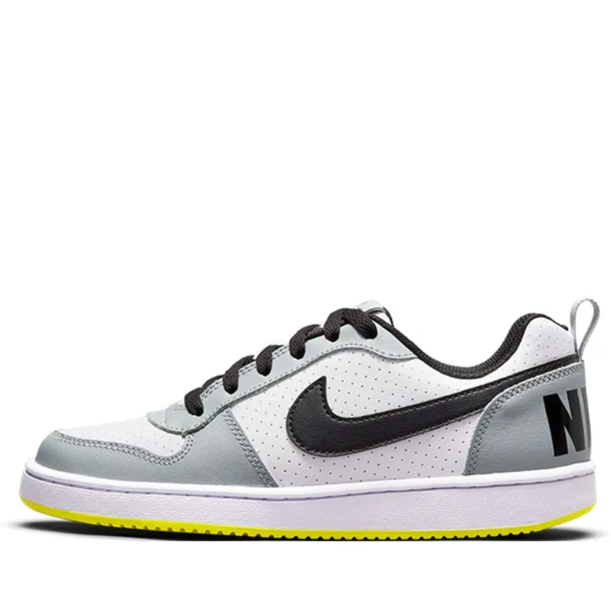 Nike Court Borough Low Cuir synthétique Tendance สบาย Casual Low Top รองเท้าเด็กวัยรุ่น