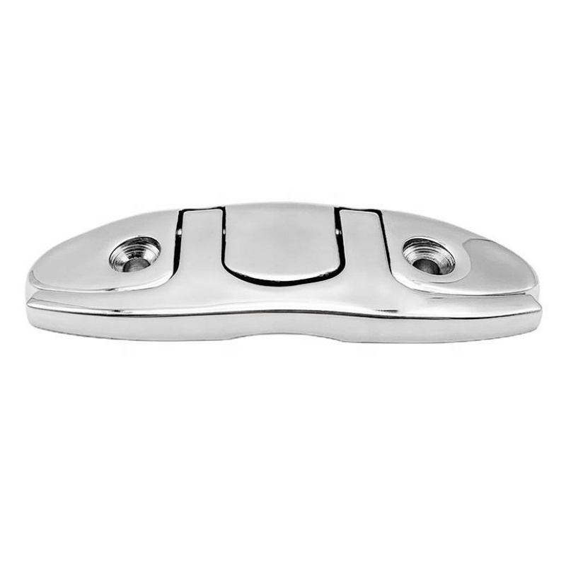 4.5 Inch Boat Folding Cleat Stainless Steel Boat Flip Up Folding Pull Up Cleat Dock Deck Line Rope Mooring Cleat Boat Accessorie