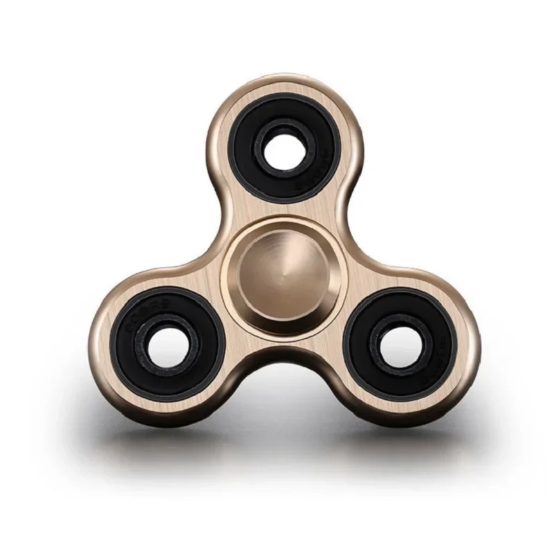 Novo fidget dedo spinner liga de metal alumínio mão spinners alívio do estresse brinquedos de descompressão para crianças adultos