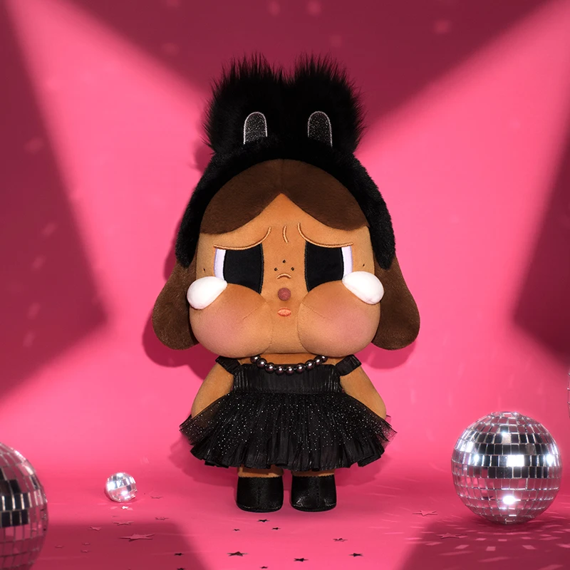 POP MART CRYBABY SHINY SHINY SERIES-Plüschpuppe ROSA / SCHWARZ Limitiert auf 2 Stück pro Bestellung