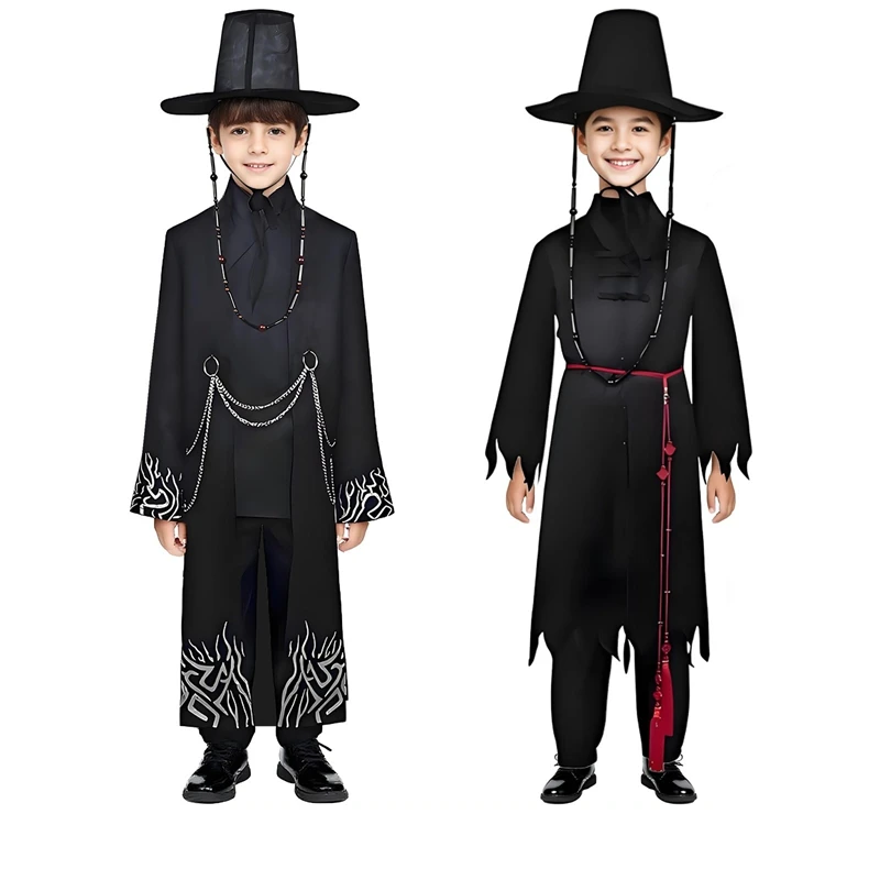 Anime Kpop Boys Role Play Party Saja Cosplay Costume Boys Jinu Halloween Party Carnival Costume Outfit Suit