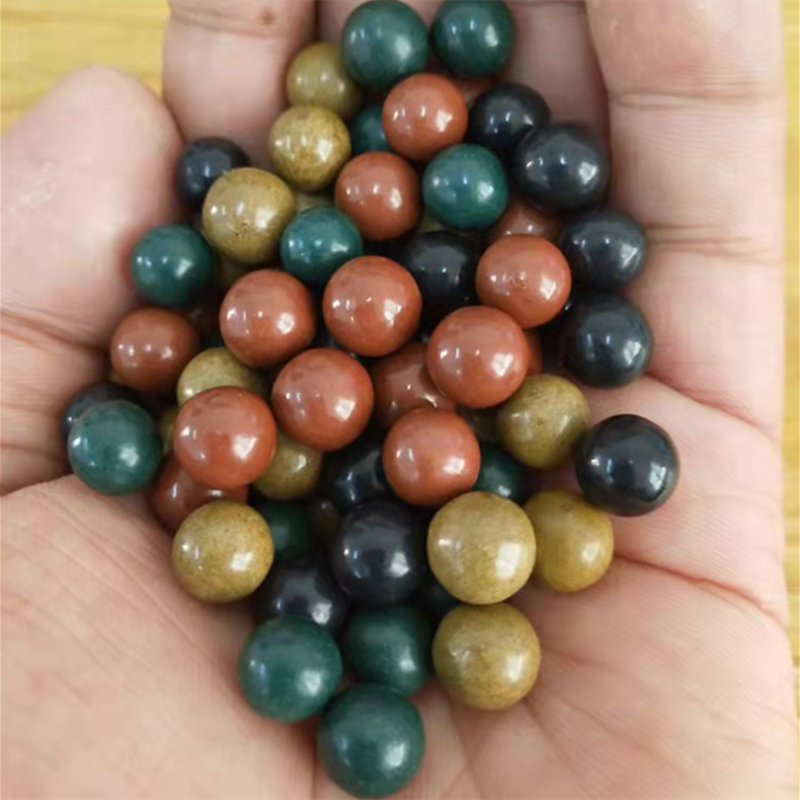 Multicolor Safety Mud Ball Slingshot Ultra Hard Ceramic Ball Outdoor Hunting Slingshot Natural Mud Ball Training Competitive