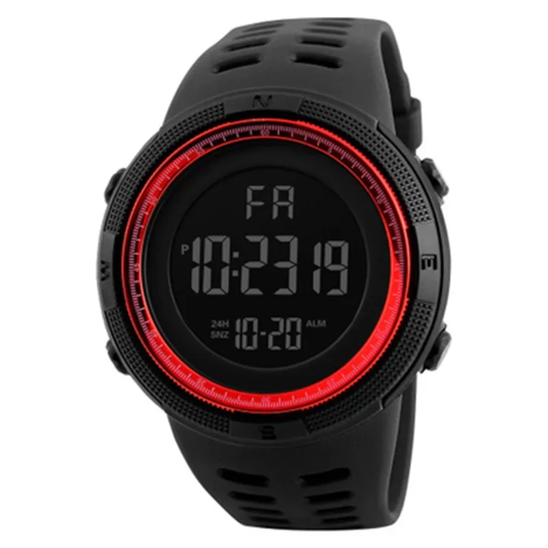 Reloj electrónico para hombre, relojes deportivos militares, reloj de pulsera Digital LED multifunción luminoso para hombre, niños, niño, estudiante y adolescente