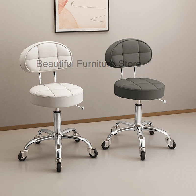 Кресло парикмахерское с подъемным шкивом и спинкой