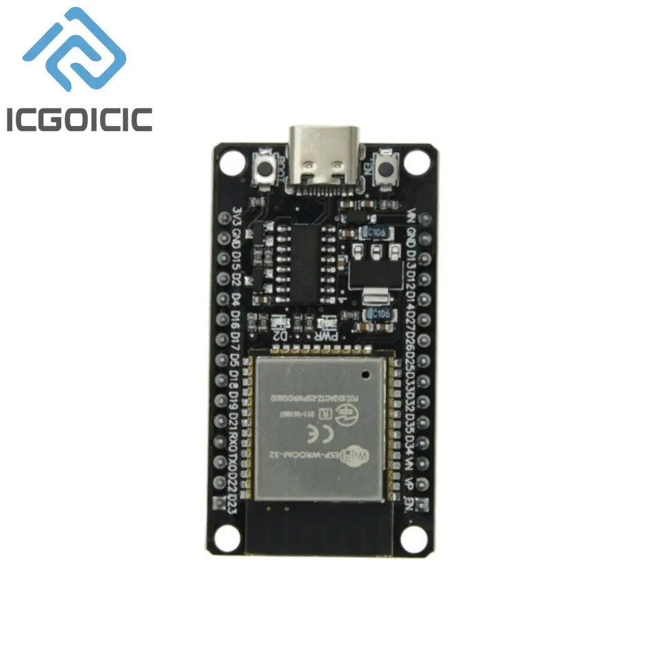 ESP32 TYPE-C USB CH340C CP2102 WiFi + Bluetooth scheda di espansione Dual Core ESP32-DevKitC-32 ESP-WROOM-32 a bassissima potenza
