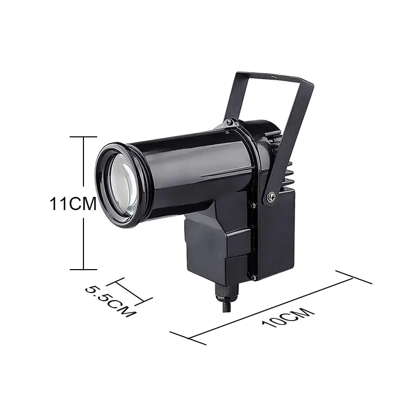 Światło punktowe LED Disco Ball 10W RGBW 4 in1 Stage Pinspot Light Dmx na imprezę Bar DJ Event