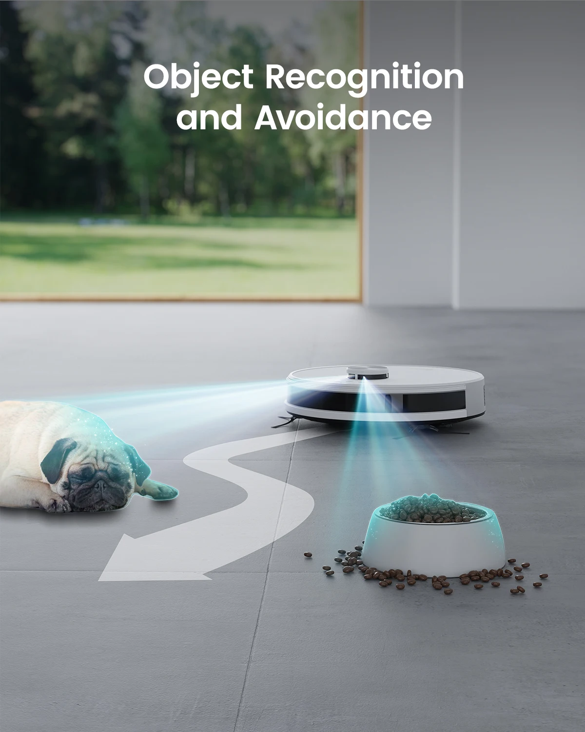 LEFANT M1 Robot aspirateur avec cartographie multi-étages, 4000Pa, batterie 4000 mAh, Navigation LDS, APP/Alexa, appareil ménager intelligent