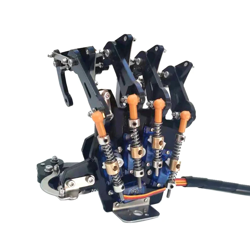 5 Dof Bionic Robot Hand Five Fingers Servo Control Mechanical Paw for Robot Kit Left and Right Hand Programmable Robot Project