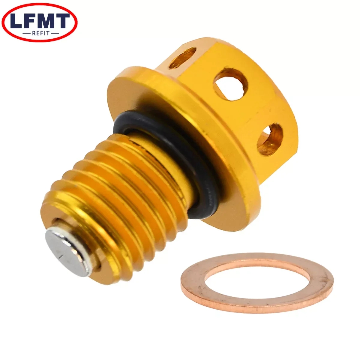 M12xP1.5 Magnetic Oil Drain Plug Bolt Screw For Yamaha YZF-R3 YZF-R25 MT-03 MT-25  YZ250X XT250X WR250R WR250X YZ250Serow 250