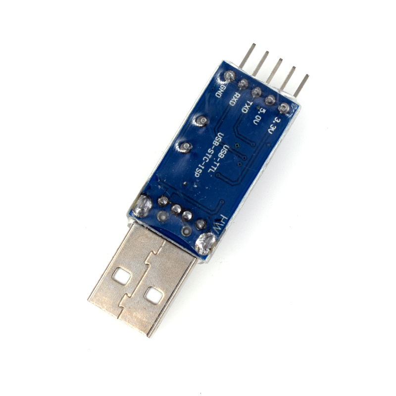Módulo adaptador convertidor PL2303 USB a RS232 TTL DC 3,3 V 5V PL2303HX STC placa de máquina de cepillo microcontrolador