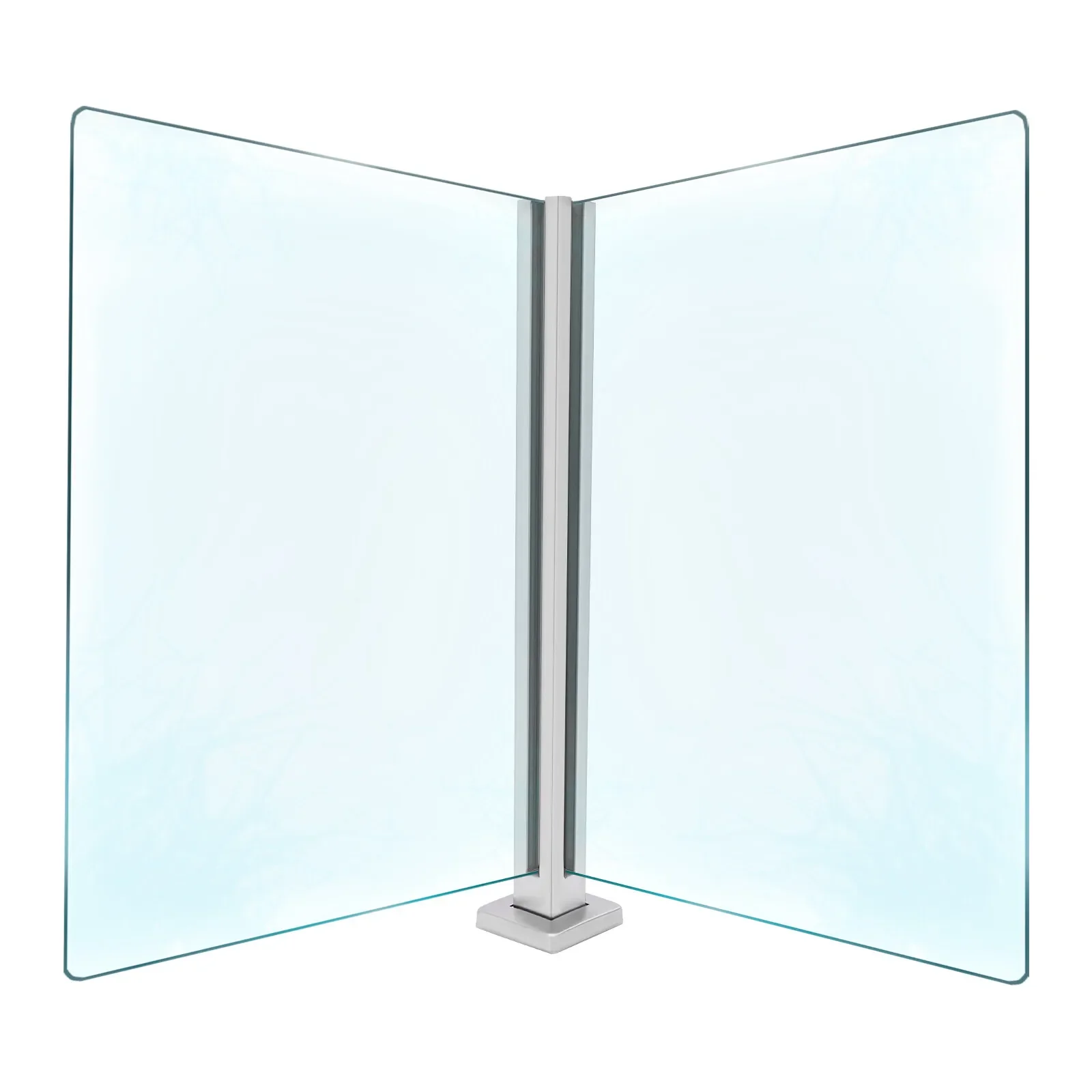 Glass Panel Post/ Railing Post 25.6 /35.8 , Balustrade for Balcony Deck Stairs