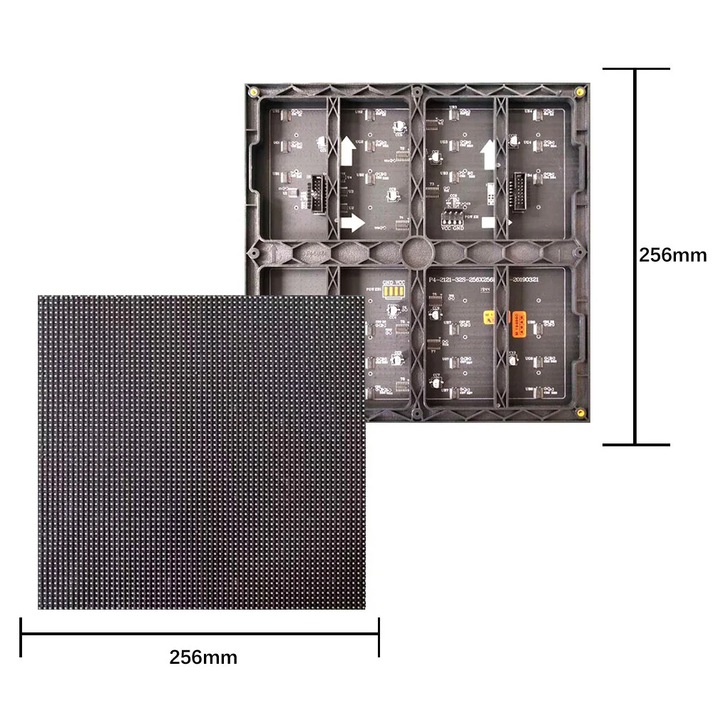 Внутренний светодиодный модуль P4 SMD 1/32Scan 256x256 мм 64x64 точек