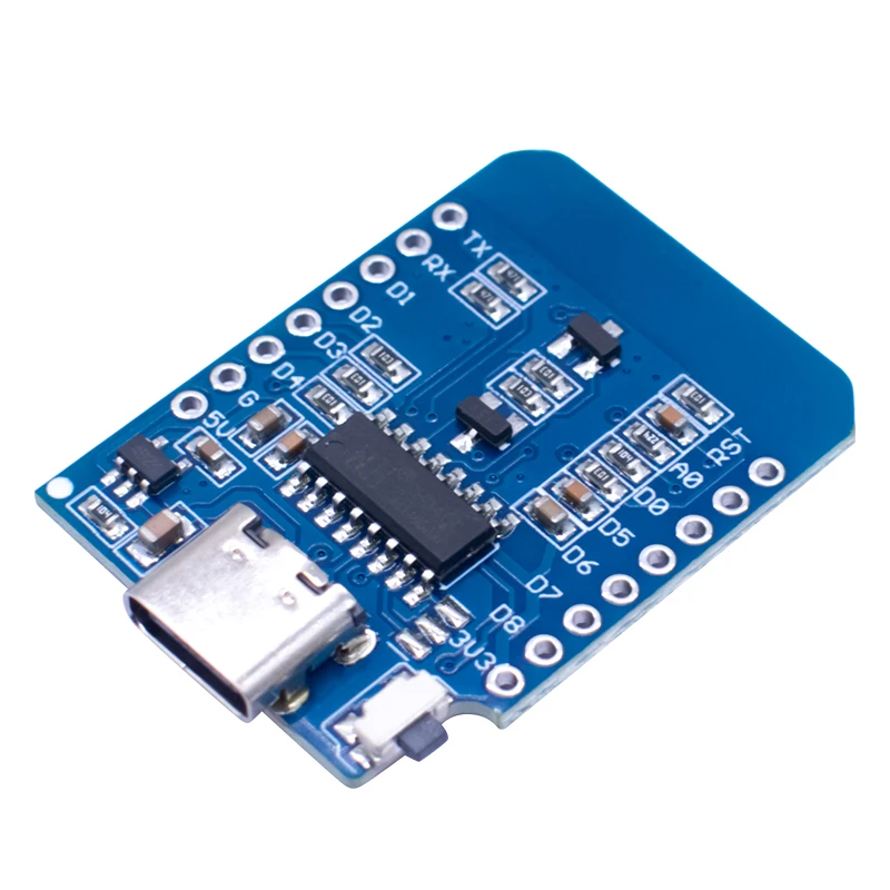 WAVGAT D1 Mini TYPE-C USB ESP8266 ESP-12F CH340G V2 WIFI Development Board D1 Mini NodeMCU Lua IOT Board 3.3V With Pins