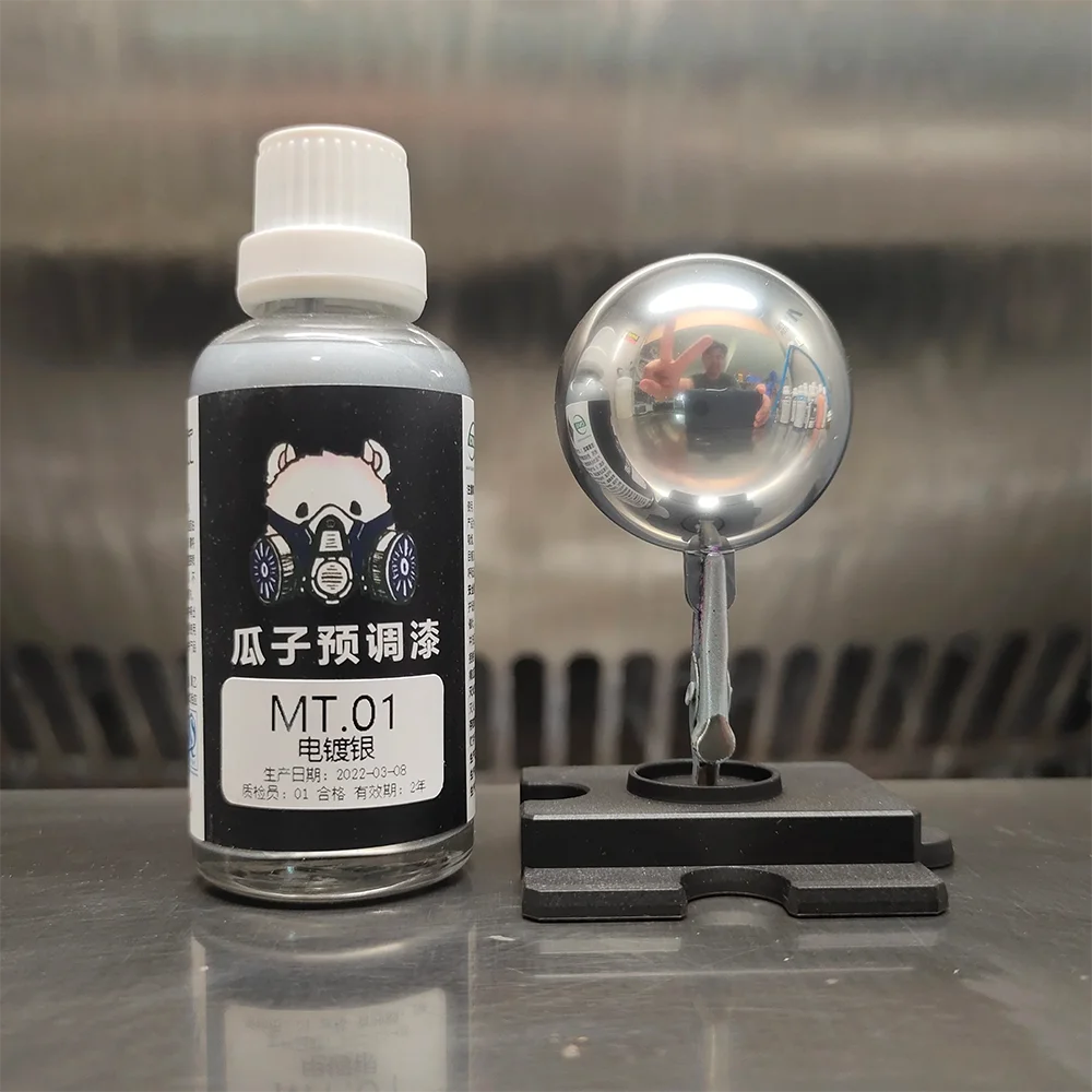 Electroplated Color Bright Paint Pigment Spray Coating Airbrush Oiliness Model Coloring No need Dilute Hobby Toys DIY 50ML