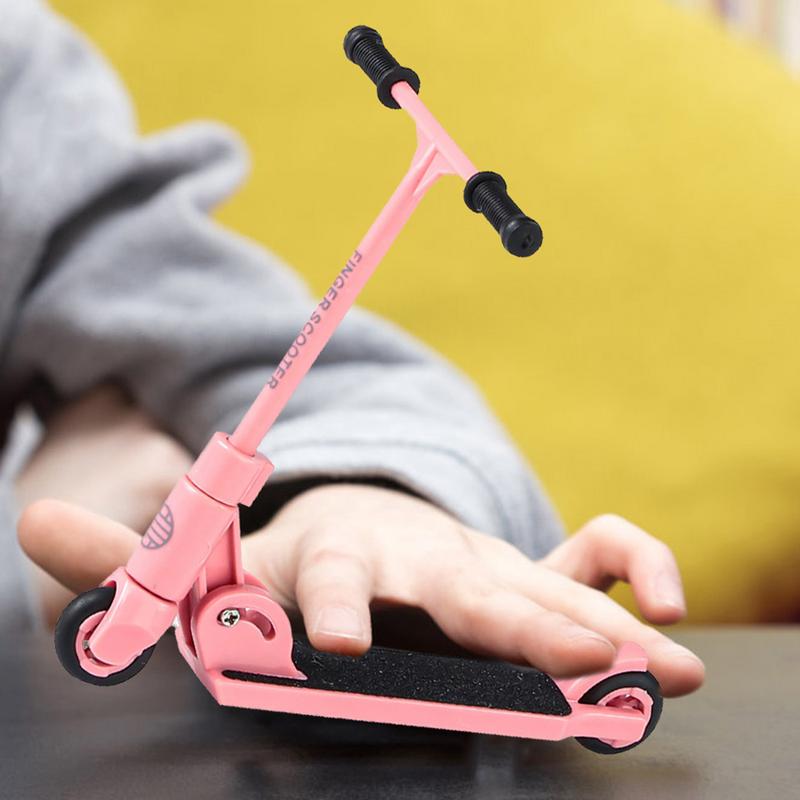 Crianças kick scooter dedo bmx dobrável t-tipo dedo scooter com freio brinquedos educativos dedo skates diversão ponta do dedo movemet