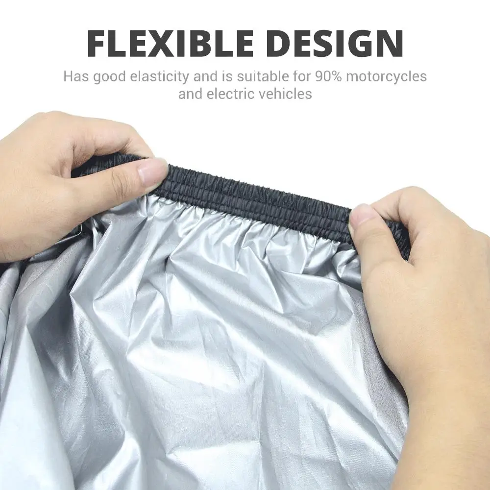 Capa para motocicleta à prova d'água, à prova de poeira, proteção uv, capa de chuva para todas as estações, ambiente interno e externo, scooter