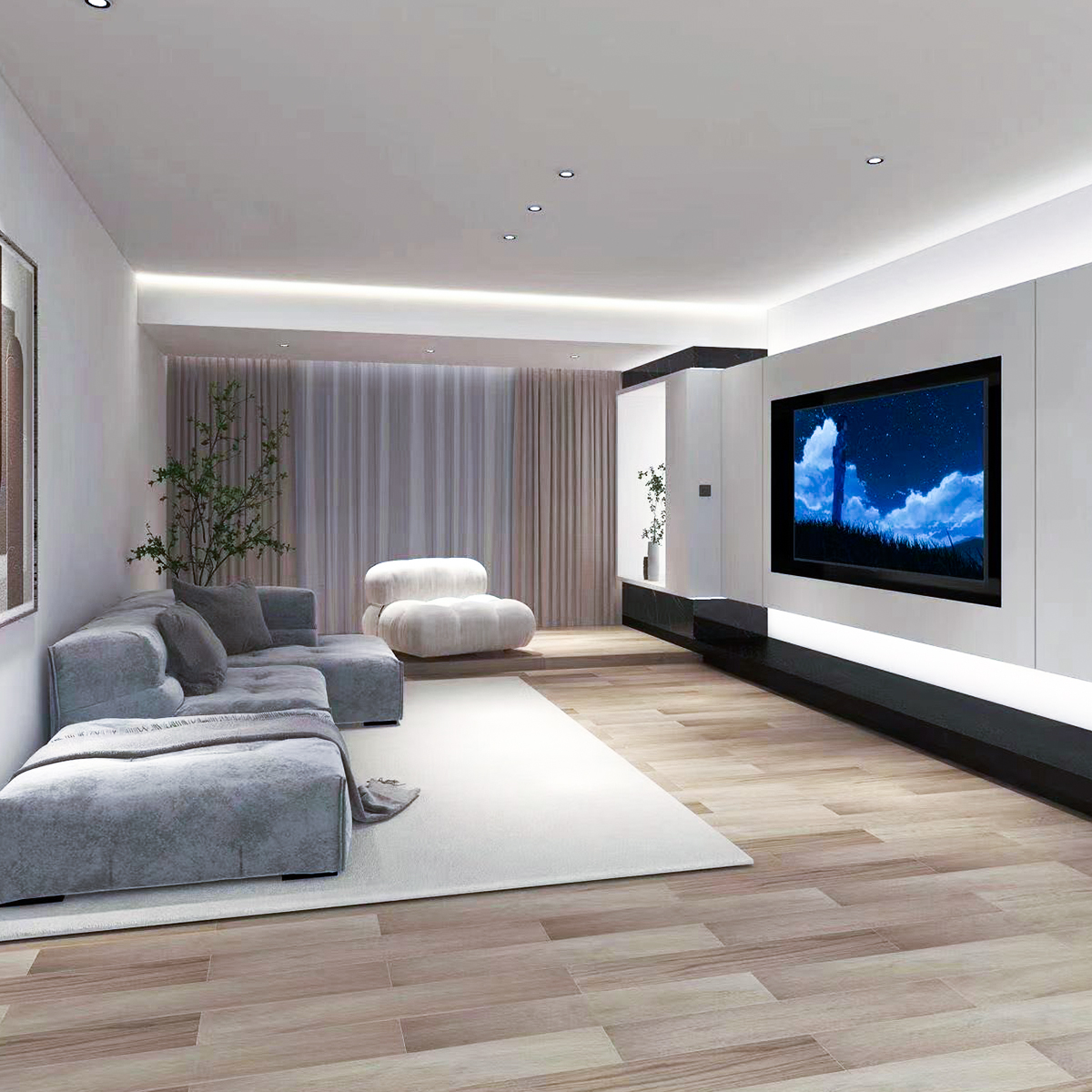 10M 5M 2M 1M Silicone Tube COB LED Strip Light DC24V Dimmable Touch Control Neon Lamp Ribbon For Bed Room Night Decor Backlight