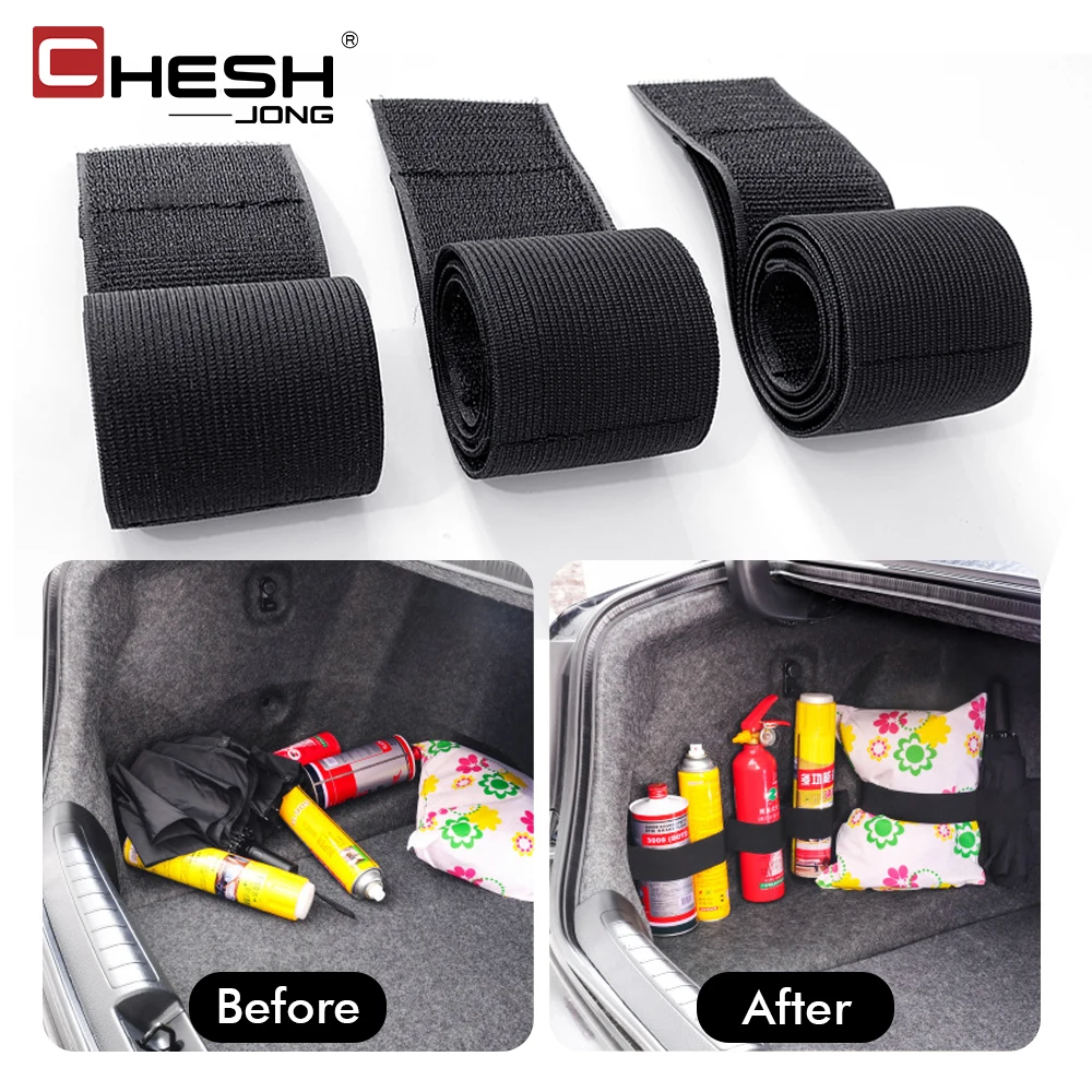 รถ Trunk Organizer Black Magic เทปอุปกรณ์เสริมในรถยนต์ Fixing เข็มขัดเก็บกระเป๋าเทปคงที่ Auto ภายในจัดเก็บและองค์กร