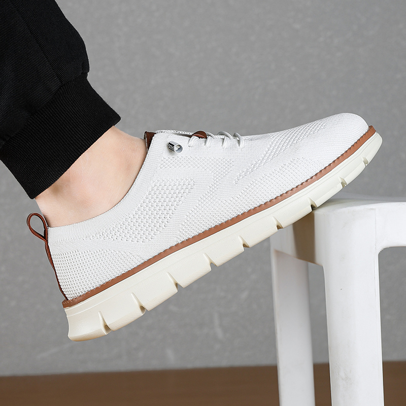 Zapatos Deportivos informales para hombre, calzado antideslizante, resistente al desgaste, transpirable, amortiguación, diseño de bloqueo de Color, versátil