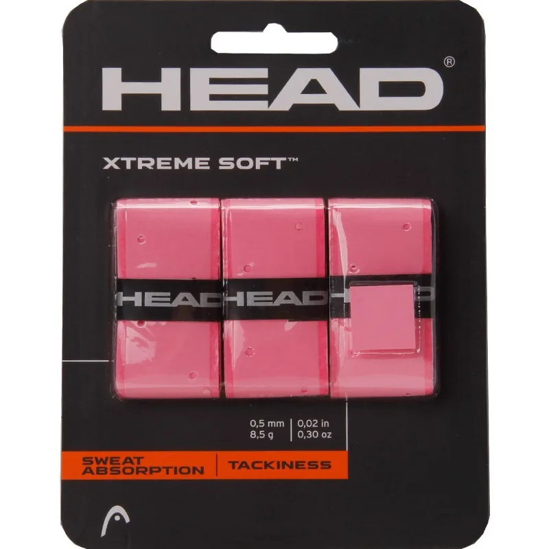 HEAD PU เข็มขัดดูดซับเหงื่อไม้เทนนิสเข็มขัดเหงื่อมือกาว Overgrips