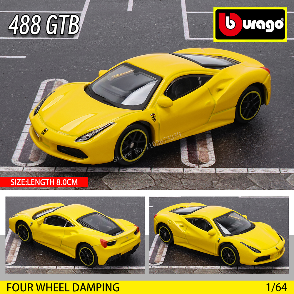 Bburago 1:64 Original Ferrari SF90 SP1 458 ENZO F40 F12TDF SF90 Automodellserie Kinder Weihnachten Junge Geschenkspielzeug