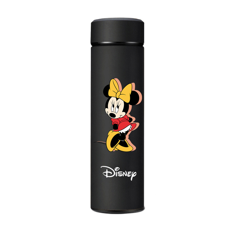 Taza Termo de acero inoxidable de Mickey Minnie de Disney, taza de agua 304, separación de té para hombres y mujeres, taza Termo para niños de gran capacidad