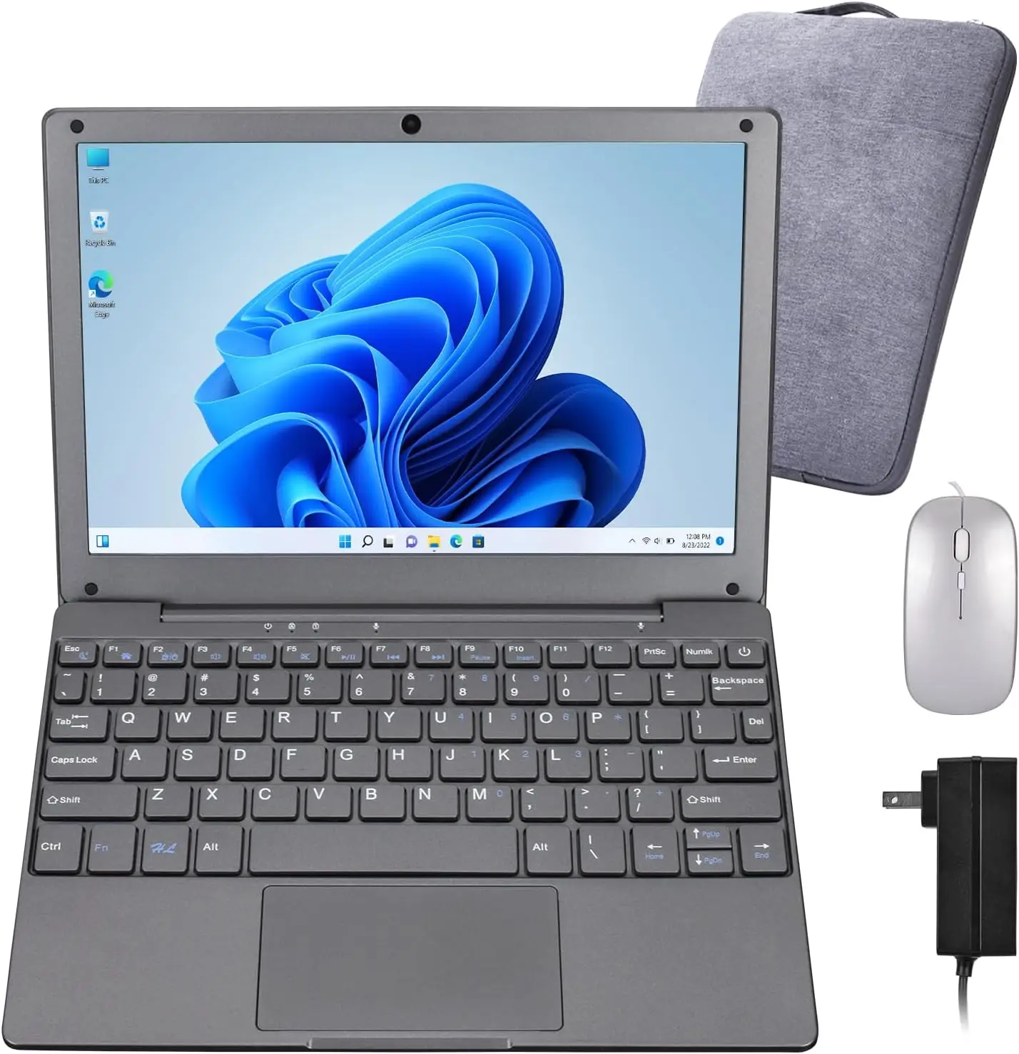 Windows 11 Laptop para Crianças e Mulheres, Notebook, Computador, Intel Celeron, N4020, Aprendizagem, Netbook, 8GB, 128GB, 10,1"