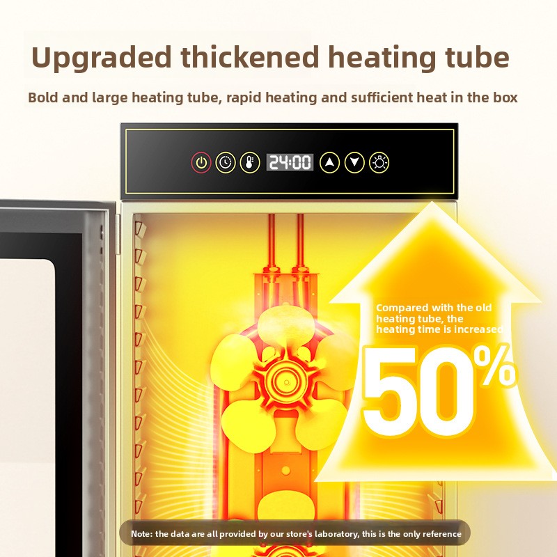 18-уровневый дегидратор пищевых продуктов премиум-класса из нержавеющей стали для коммерческого и домашнего использования, регулируемая энергоэффективная сушка фруктов/мяса/травы