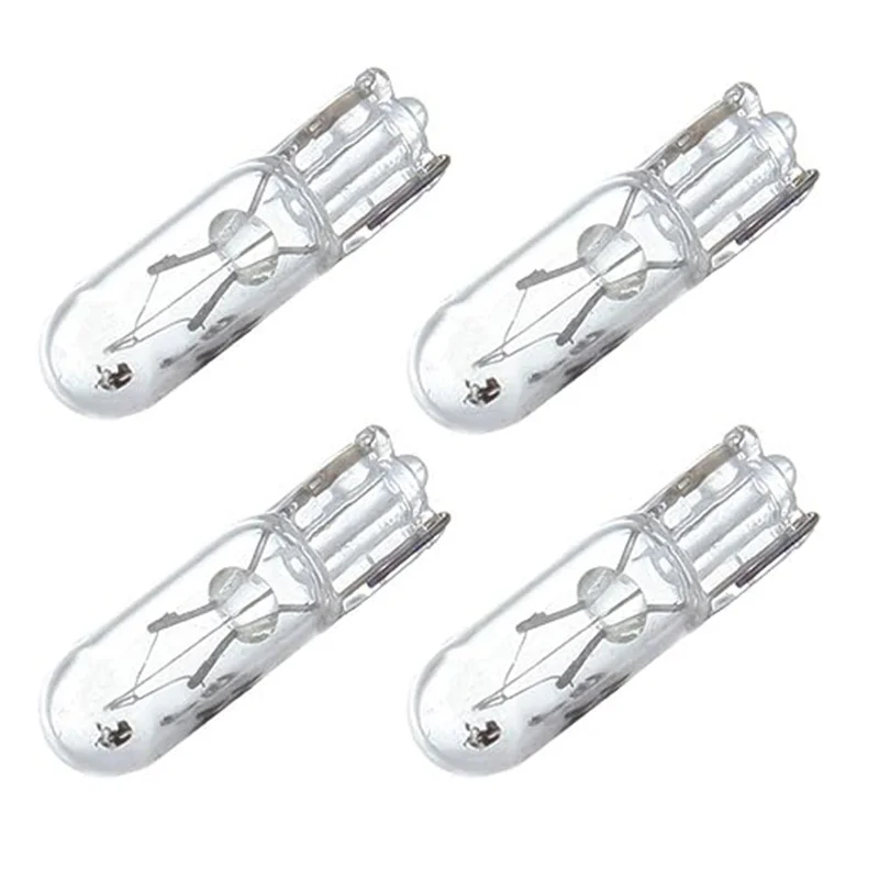10 pçs t5 12v 1.2w w2w lâmpada halógena do carro luzes do instrumento painel lâmpada auto interior luz estilo do carro