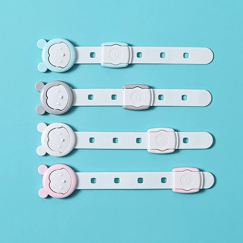 5 ชิ้น 5 ความเร็วปรับเด็กใหม่ความปลอดภัยพลาสติกตู้ล็อคเด็กสําหรับตู้เย็นความปลอดภัยลิ้นชักห้องน้ําสลัก