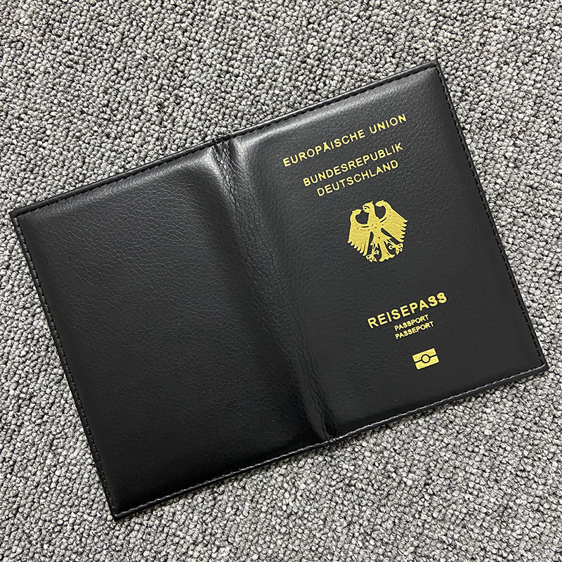 Funda para pasaporte de Alemania para mujer, funda porta pasaporte rosa alemán para pasaportes, billetera de viaje, Protector Reisepass Deutschland
