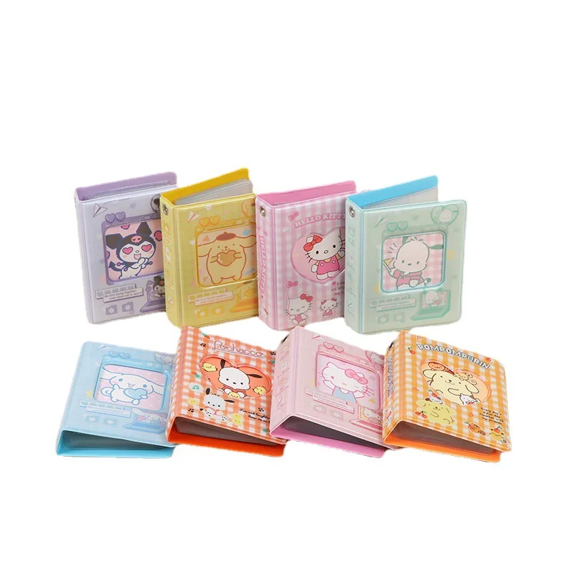 Hello Kitty Y2k อัลบั้มภาพ Kawaii Sanrio 3 นิ้วอัลบั้มรูปน่ารักผู้ถือบัตรรถบรรทุกมินิอุปกรณ์เสริมการ์ดรวบรวมของเล่น