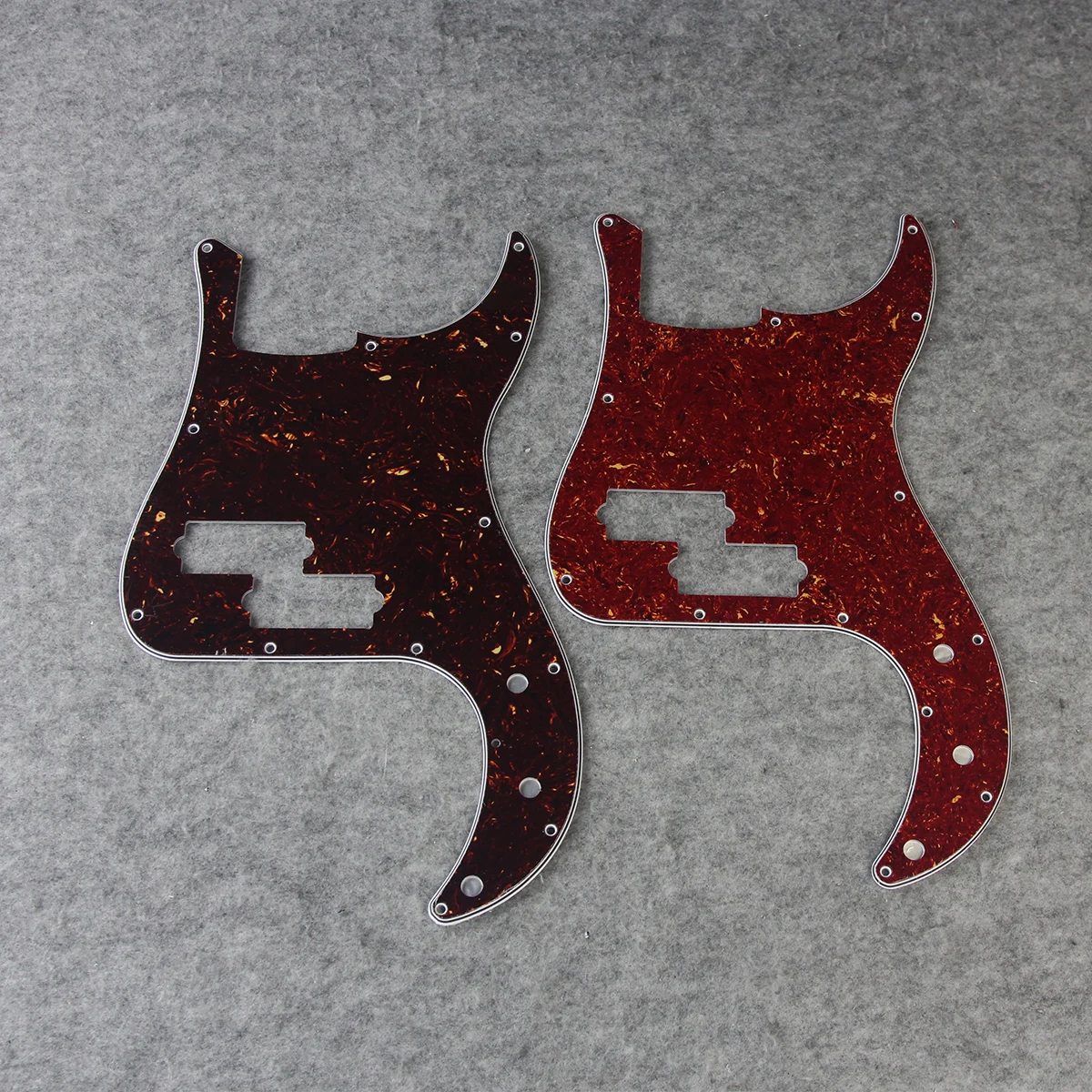 FLEOR 1P Bass Pickguard 13 Lỗ Trầy Xước & Đĩa Ốc Vít Cho 4 Dây PB Phần Bass, 15 Màu Lựa Chọn
