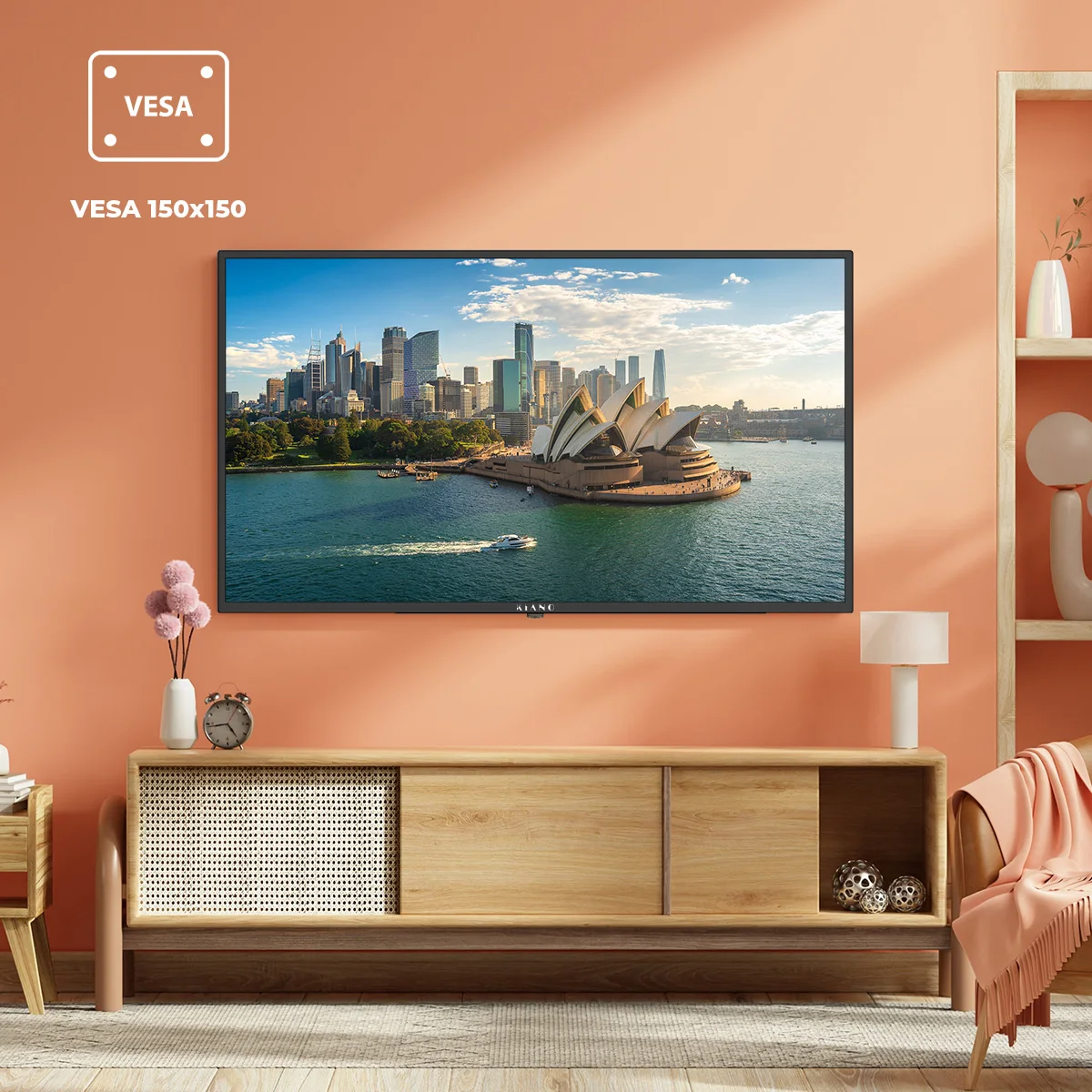 Led TV 40" Full HD Smart TV WIFI DVBT T2 HEVC 3x HDMI Miracast