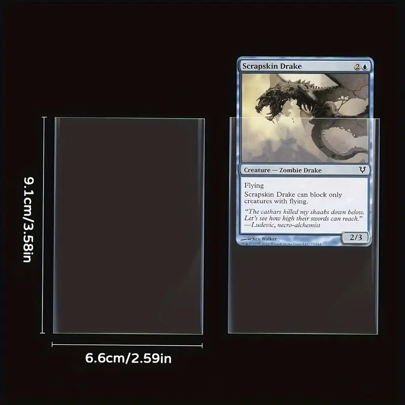 Hochwertige Kartenhüllen aus durchsichtigem Kunststoff – robuster PP-Schutz für Baseball-, Gaming- und Sammelkarten, kratzfest